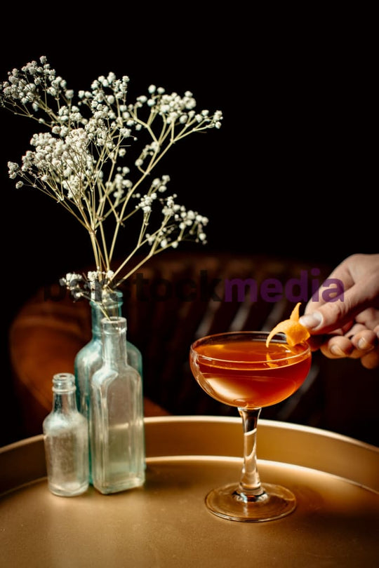 Manhattan on a Gold Tray