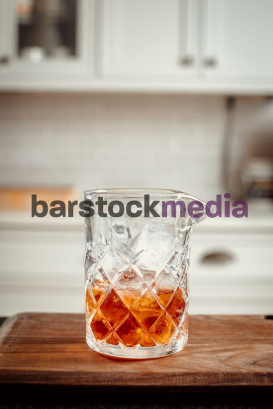 Mixing Glass on Home Counter