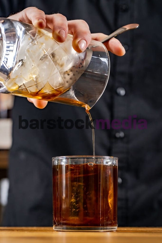 Mixing Glass Pour Over Ice