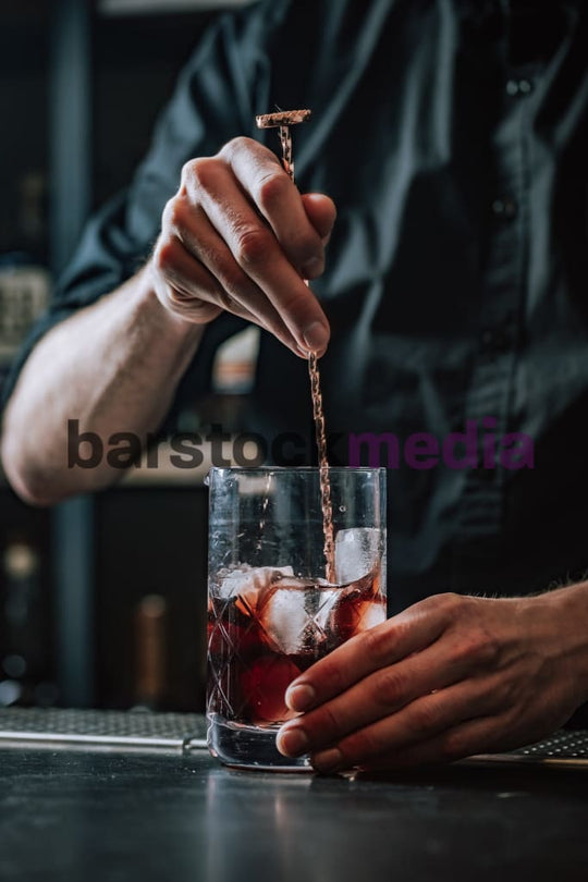 Mixing Glass Stirred Bar Top