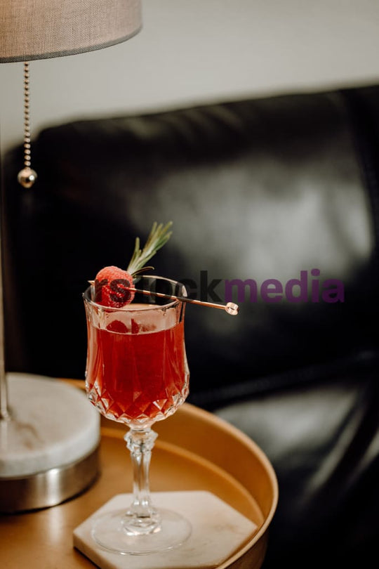 Rosemary Raspberry Cocktail
